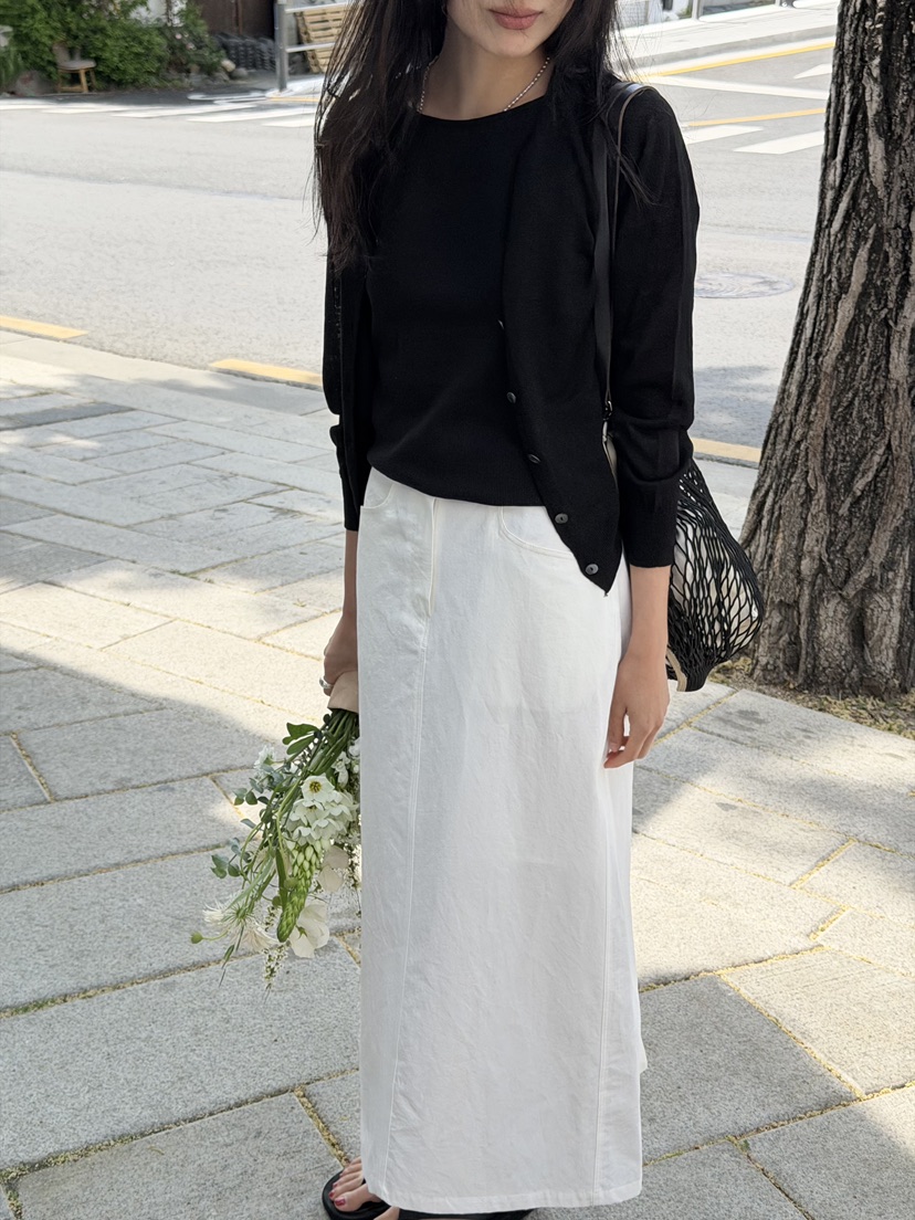 AMY GRACE-A韓國東大門代購女士新品推薦26夏季針織衫亞麻AMY GRACE針織衫