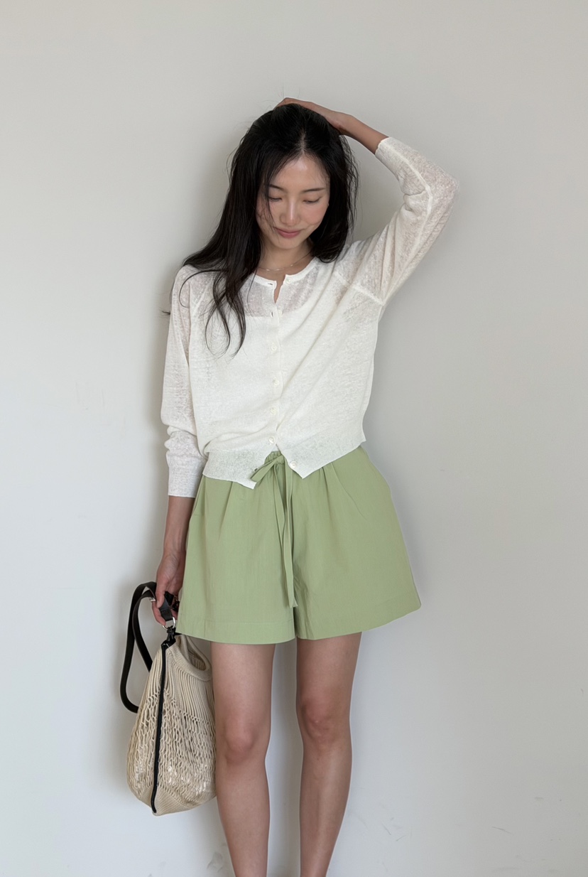 AMY GRACE-A韓國東大門代購女士新品推薦26夏季針織衫亞麻AMY GRACE針織衫圖色3