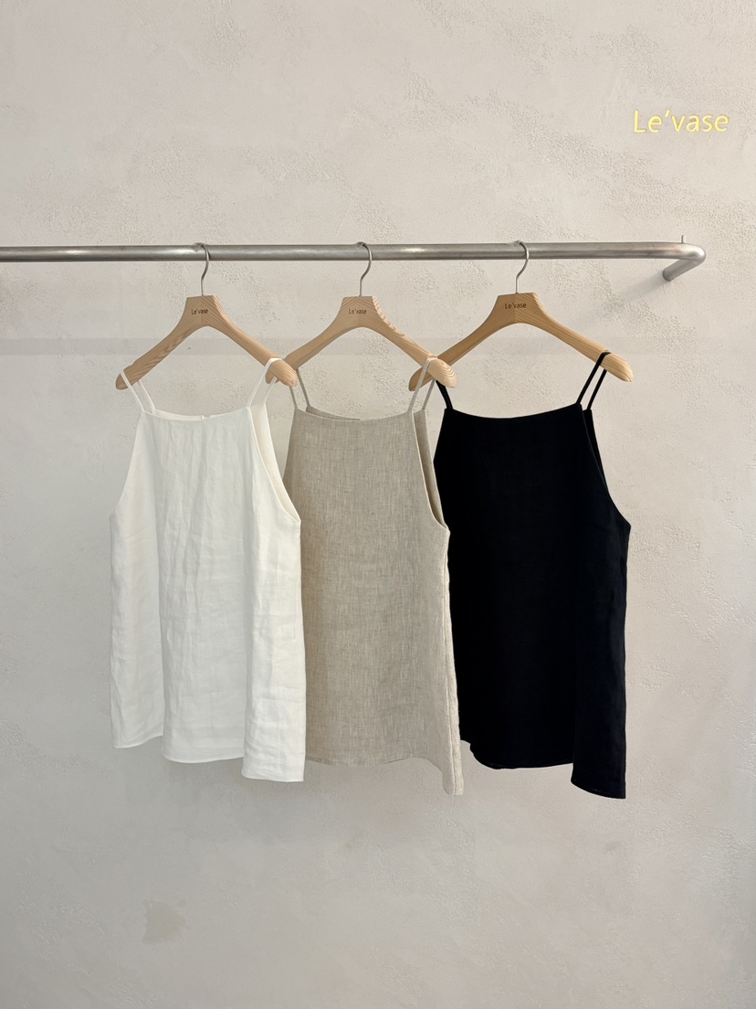 LE VASE韓國直郵實拍女裝新品26夏季人氣熱賣推薦吊帶背心LE VASE吊帶/背心