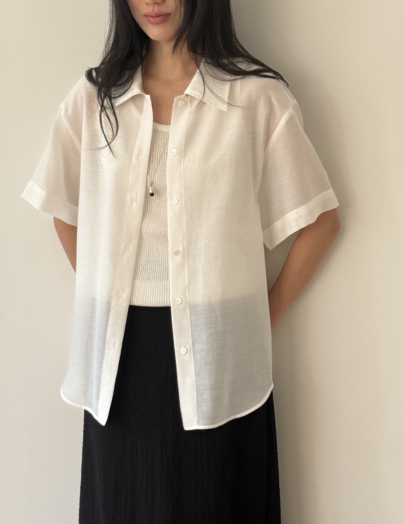 AMY GRACE-A韓國直郵女裝新款時尚26夏季休閑襯衫蕾絲衫AMY GRACE襯衫/蕾絲衫圖色3