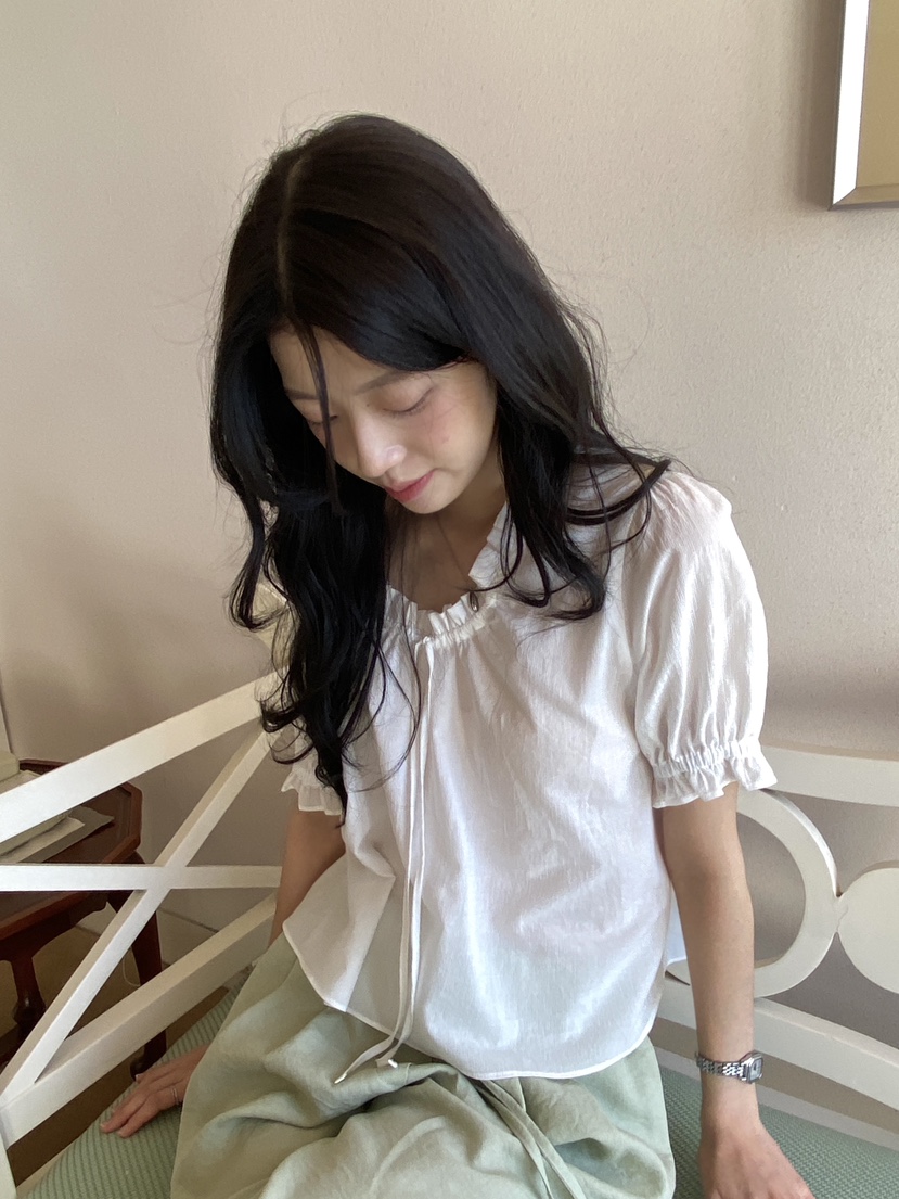 ERUME韓國東大門直郵女裝新款休閑職業推薦人氣襯衫蕾絲衫ERUME襯衫/蕾絲衫