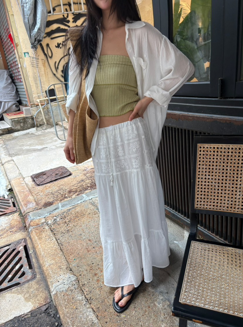 FOR TAPE韓國代購女士新品人氣休閑職業時尚推薦26夏季長裙FOR TAPE長裙