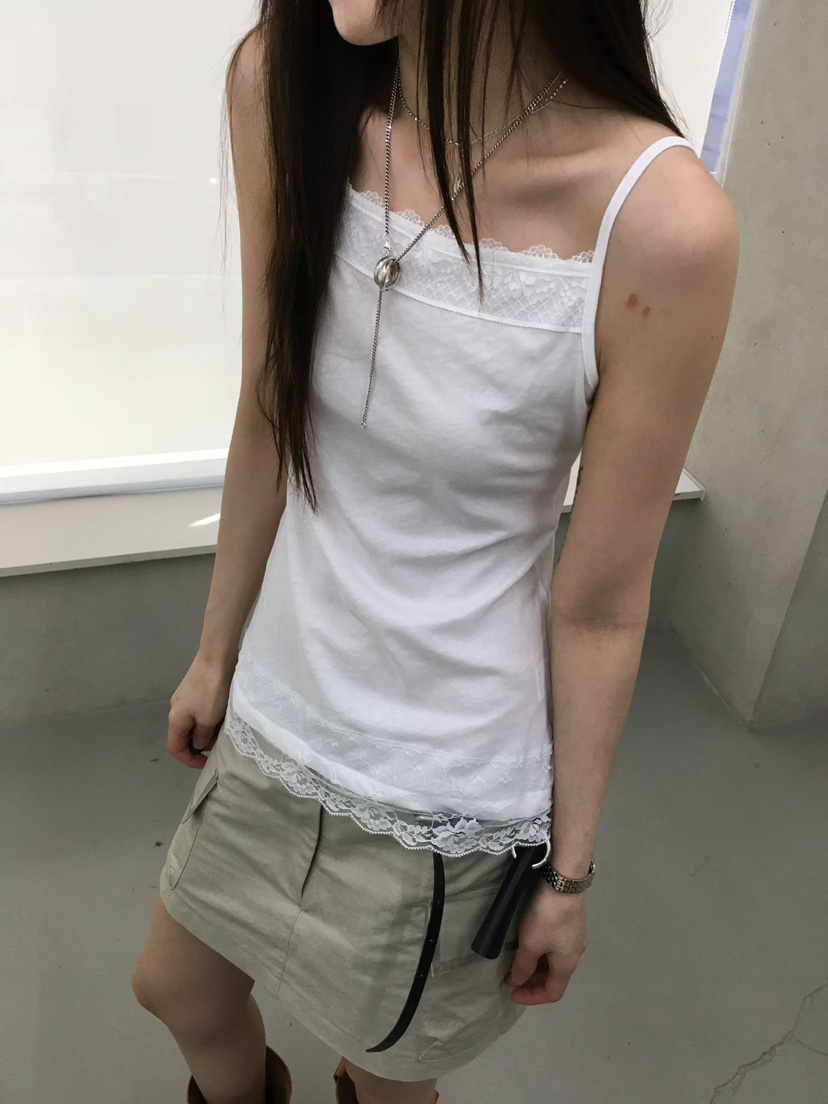 MINIMUZE韓國直郵實拍女士新款熱賣休閑職業推薦吊帶背心MINIMUZE吊帶/背心