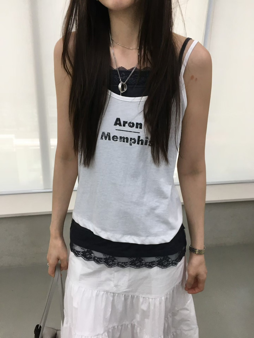 MINIMUZE韓國直郵實拍女士新款熱賣休閑職業推薦吊帶背心MINIMUZE吊帶/背心