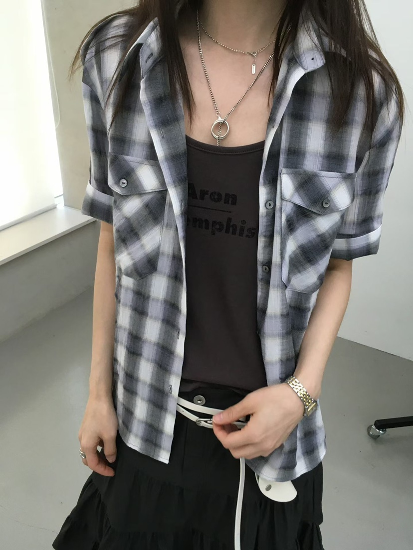 MINIMUZE韓國直郵女裝新品26春夏休閑26夏季推薦襯衫蕾絲衫MINIMUZE襯衫/蕾絲衫