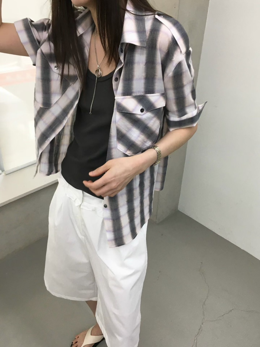MINIMUZE韓國直郵女裝新品26春夏休閑26夏季推薦襯衫蕾絲衫MINIMUZE襯衫/蕾絲衫