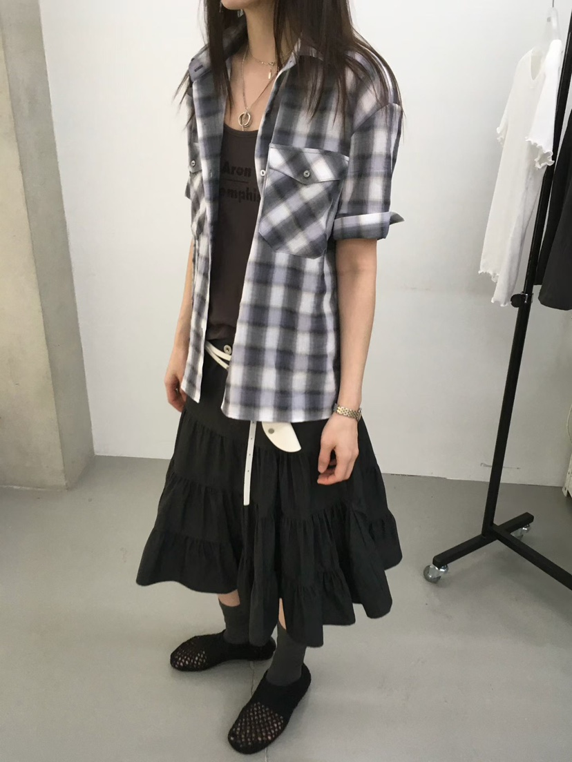 MINIMUZE韓國直郵女裝新品26春夏休閑26夏季推薦襯衫蕾絲衫MINIMUZE襯衫/蕾絲衫