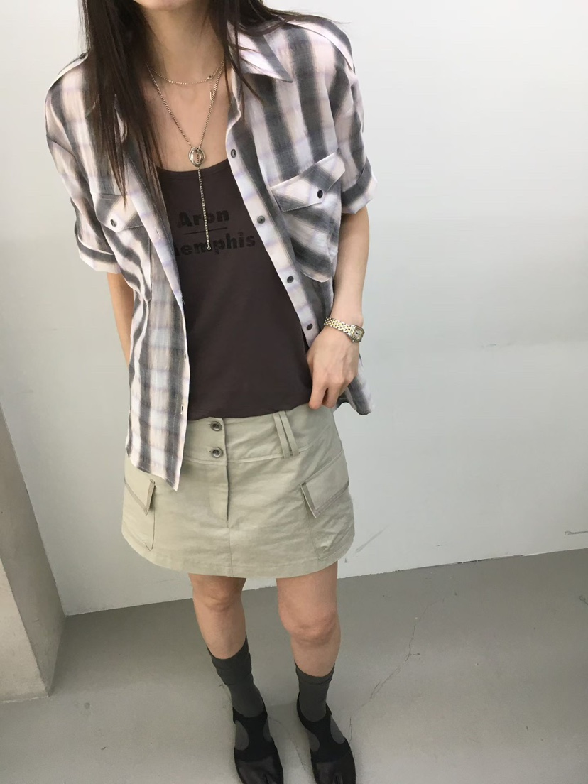MINIMUZE韓國直郵女裝新品26春夏休閑26夏季推薦襯衫蕾絲衫MINIMUZE襯衫/蕾絲衫