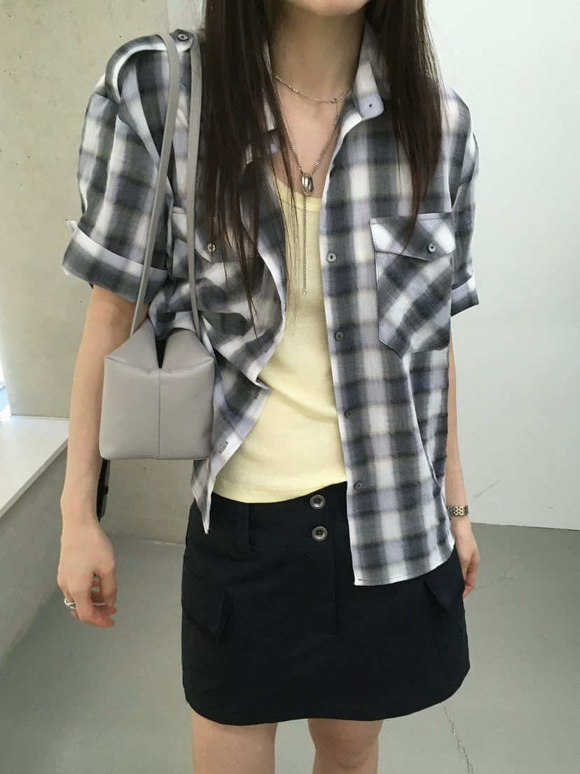 MINIMUZE韓國直郵女裝新品26春夏休閑26夏季推薦襯衫蕾絲衫MINIMUZE襯衫/蕾絲衫