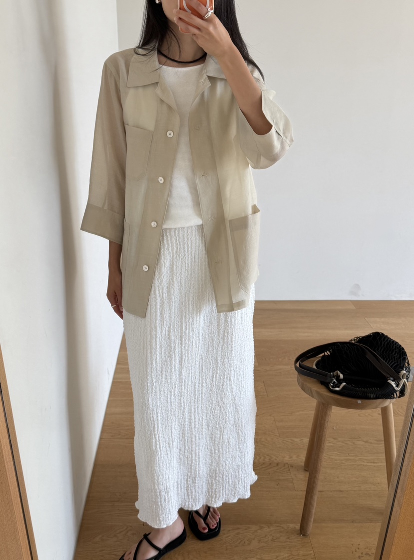 AMY GRACE-A韓國東大門直郵女裝新款推薦職業時尚熱賣長裙AMY GRACE長裙