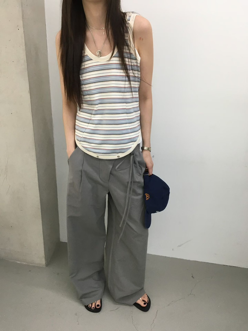 MINIMUZE東大門實拍韓國女士新款人氣職業休閑時尚吊帶背心MINIMUZE吊帶/背心