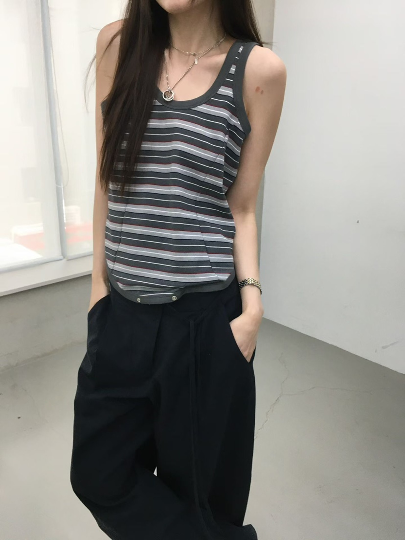 MINIMUZE東大門實拍韓國女士新款人氣職業休閑時尚吊帶背心MINIMUZE吊帶/背心