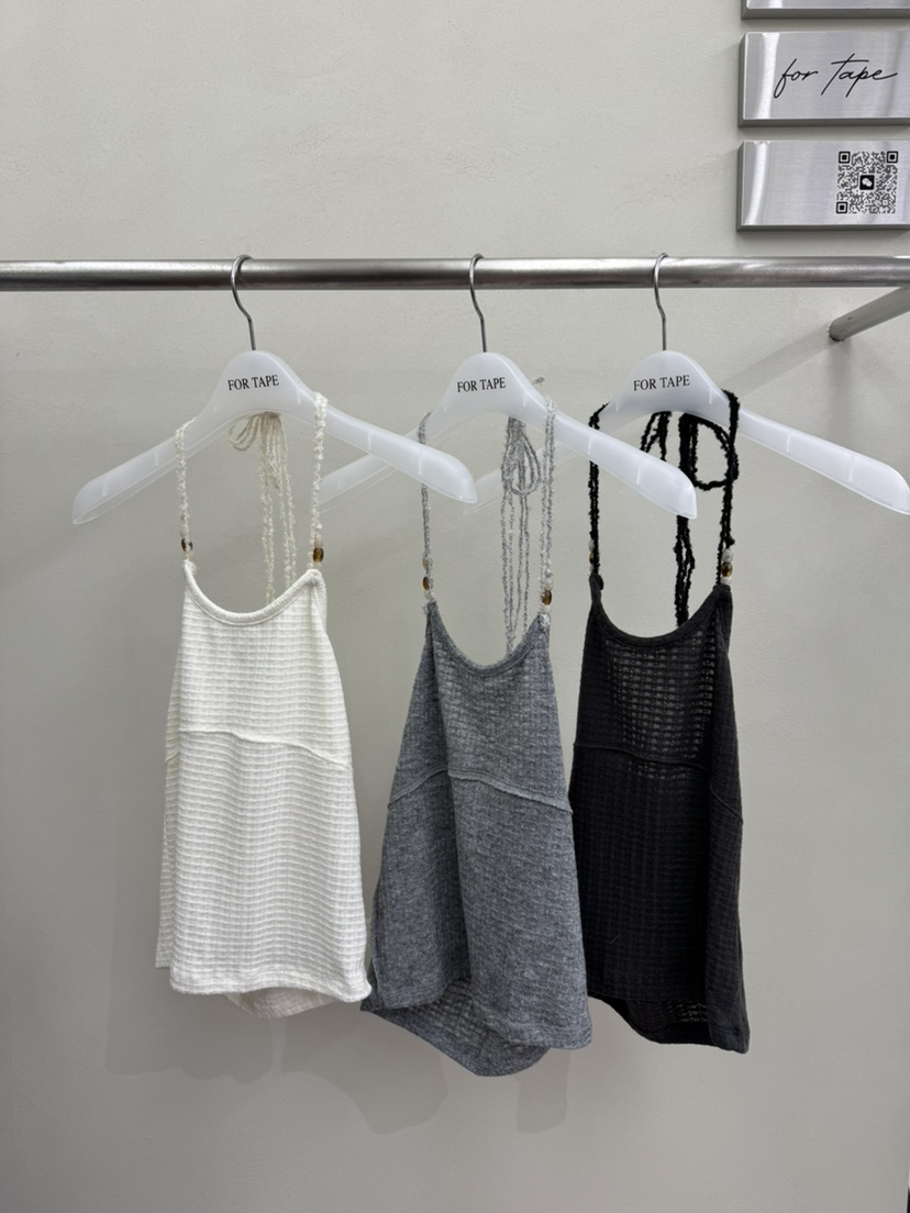 FOR TAPE韓國直郵女士新品職業熱賣26夏季時尚推薦吊帶背心FOR TAPE吊帶/背心