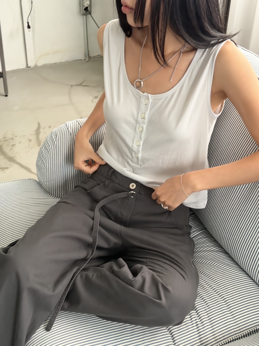 KARE/WEREPIECE韓國直郵女士新款熱賣職業26春夏吊帶背心棉KARE/WEREPIECE吊帶/背心