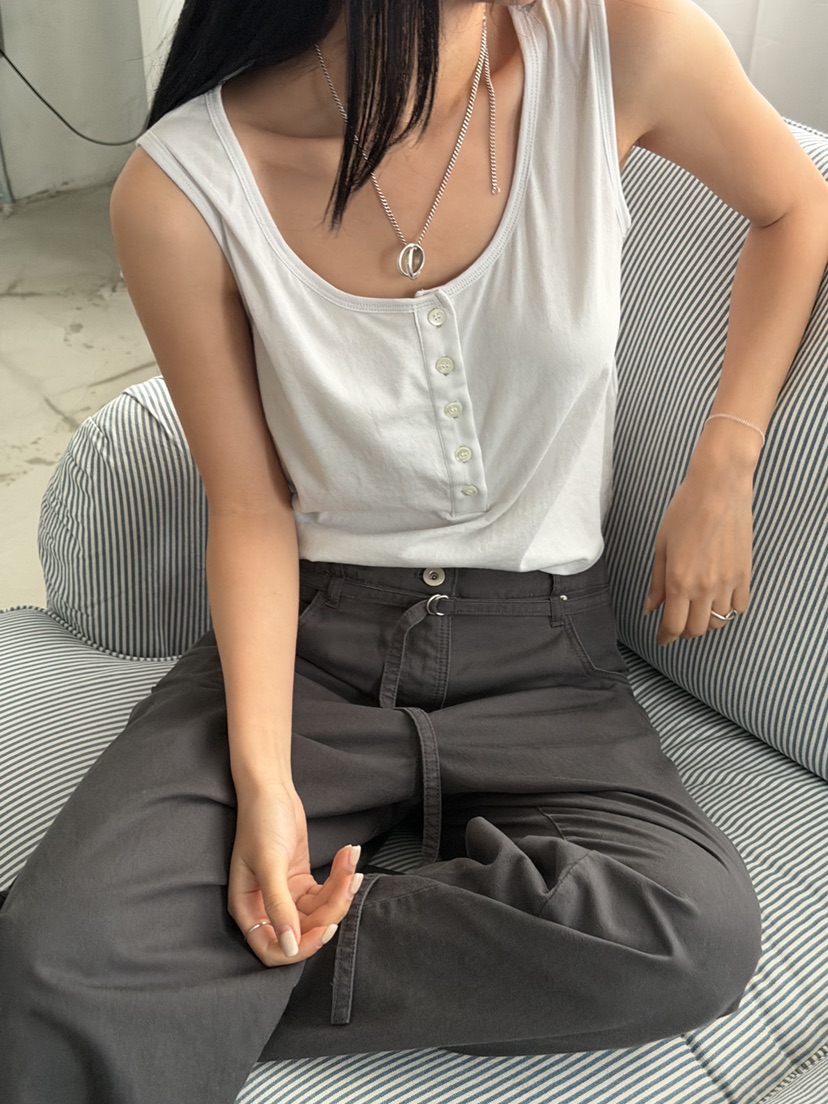 KARE/WEREPIECE韓國直郵女士新款熱賣職業26春夏吊帶背心棉KARE/WEREPIECE吊帶/背心