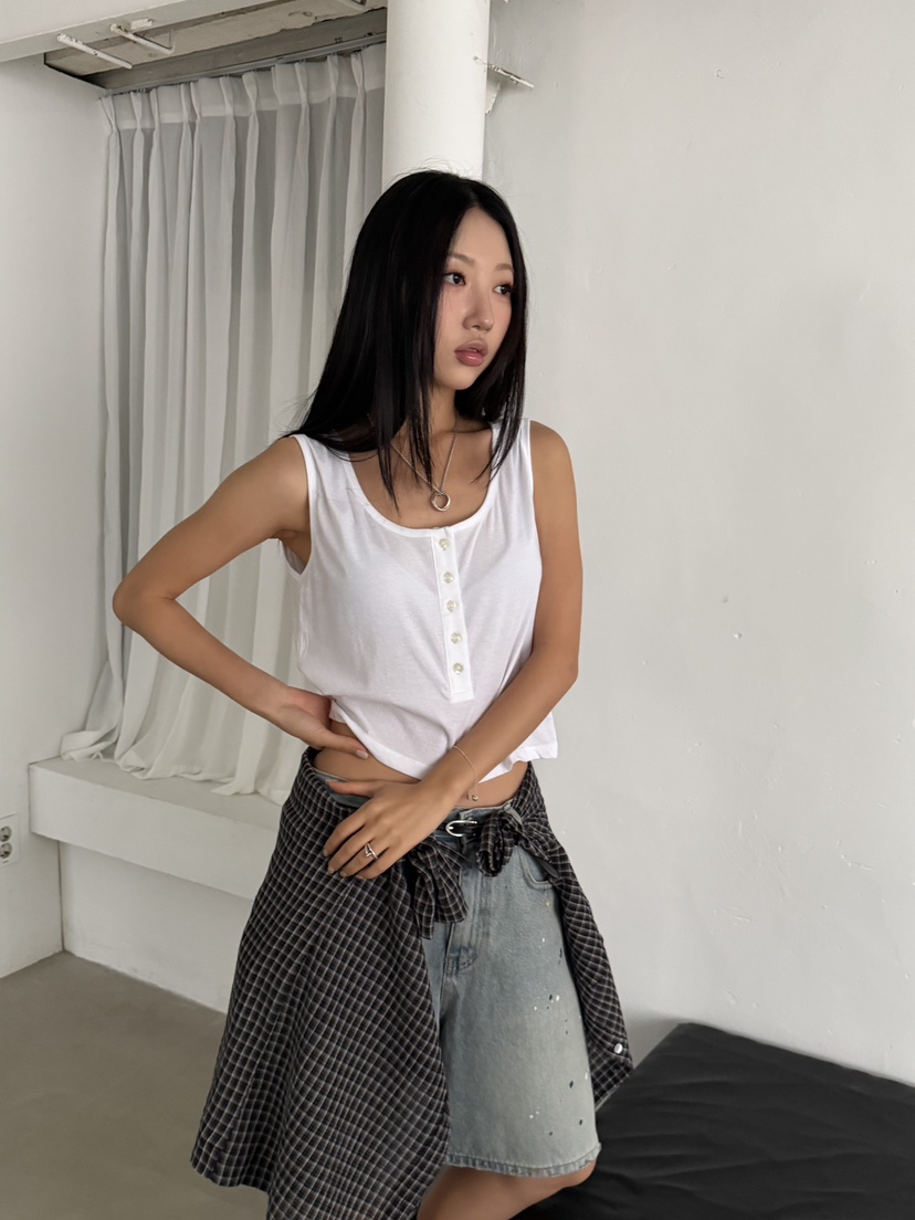 KARE/WEREPIECE韓國直郵女士新款熱賣職業26春夏吊帶背心棉KARE/WEREPIECE吊帶/背心