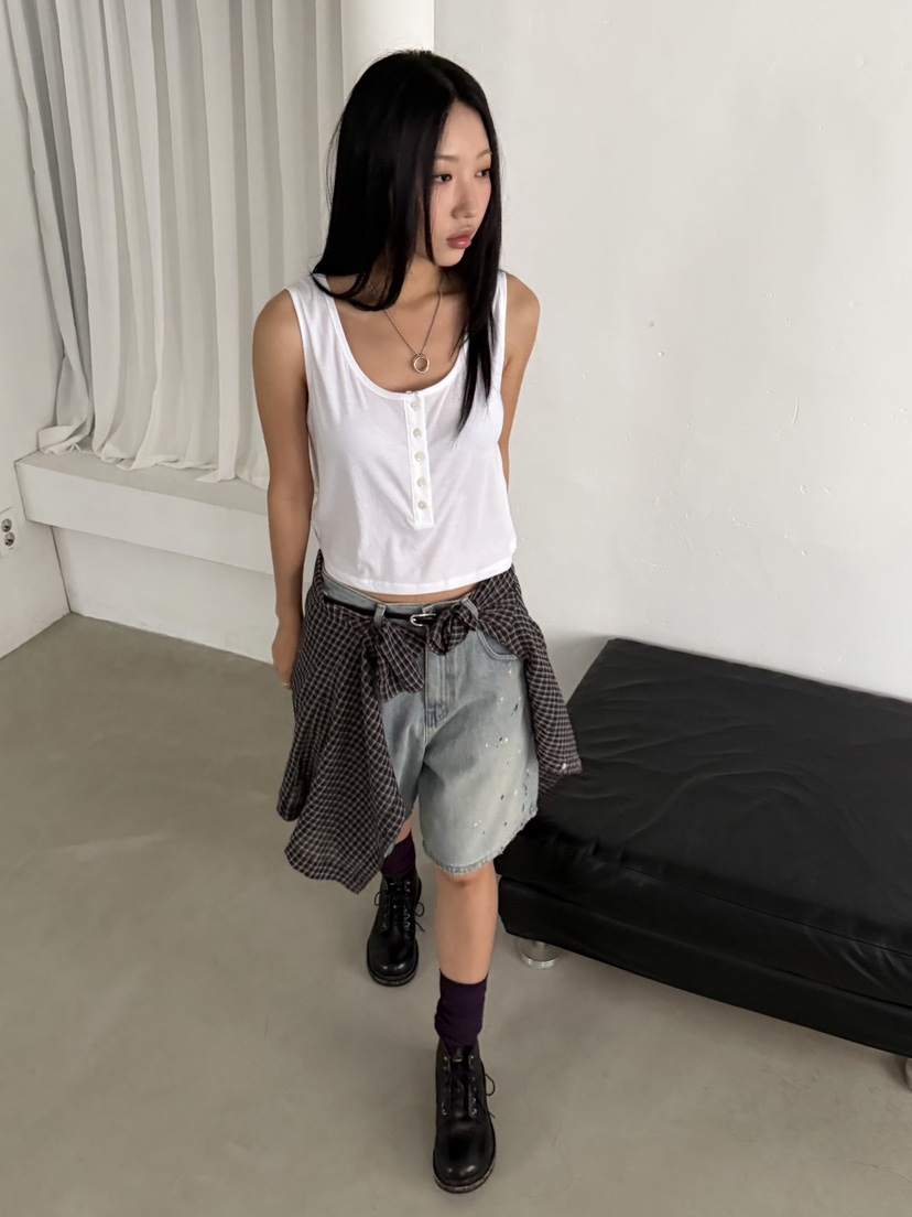 KARE/WEREPIECE韓國直郵女士新款熱賣職業26春夏吊帶背心棉KARE/WEREPIECE吊帶/背心