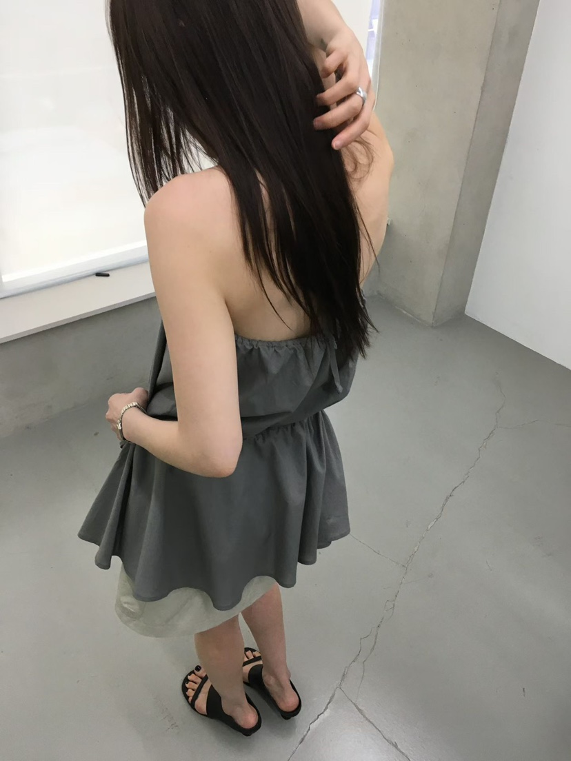 MINIMUZE韓國代購女裝新品熱賣休閑推薦26春夏連衣裙棉質無袖MINIMUZE連衣裙