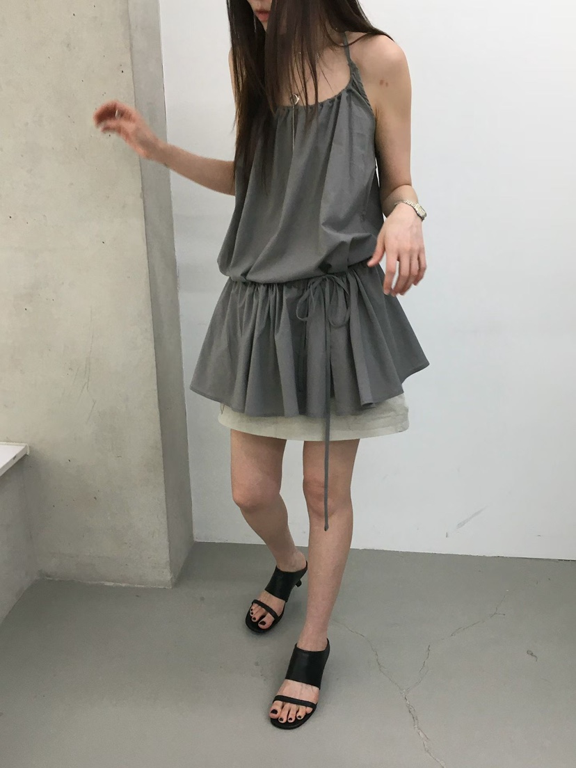 MINIMUZE韓國代購女裝新品熱賣休閑推薦26春夏連衣裙棉質無袖MINIMUZE連衣裙