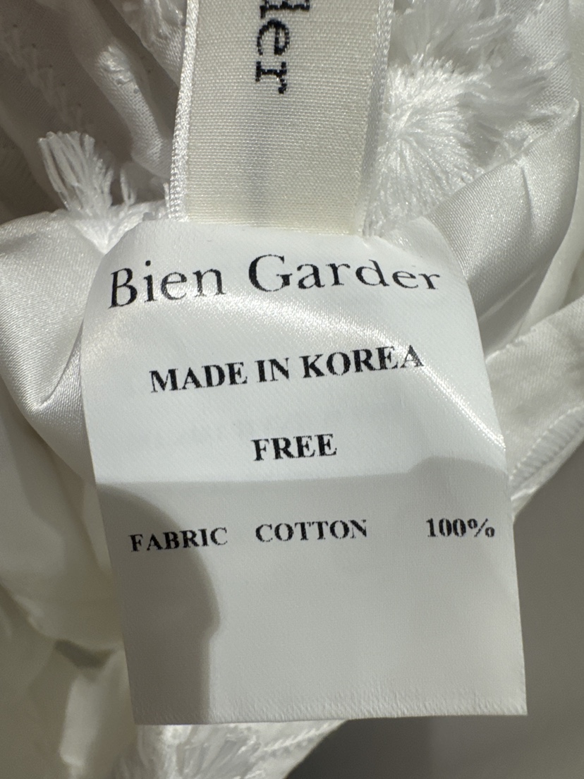 BIEN GARDER韓國直郵實拍女裝新品人氣時尚推薦短裙花朵BIEN GARDER短裙