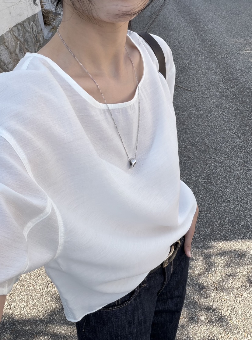 AMY GRACE-A韓國直郵實拍女裝新款26夏季人氣襯衫蕾絲衫AMY GRACE襯衫/蕾絲衫