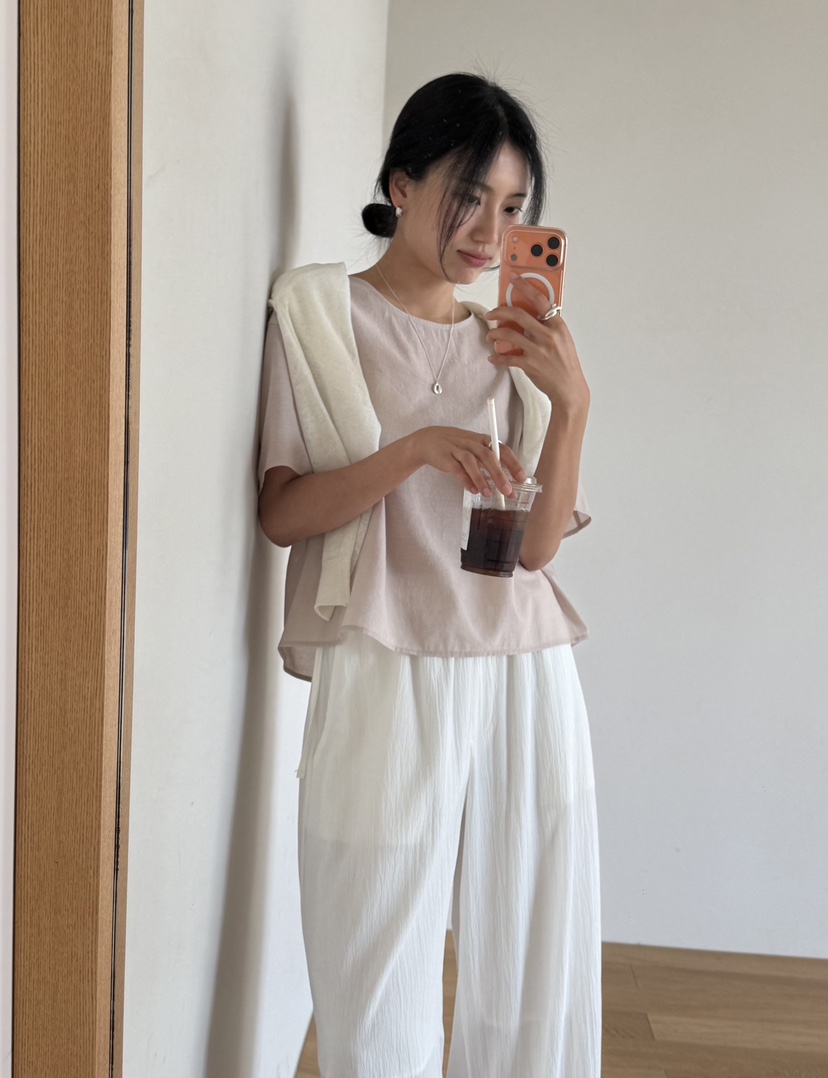 AMY GRACE-A韓國直郵實拍女裝新款26夏季人氣襯衫蕾絲衫AMY GRACE襯衫/蕾絲衫