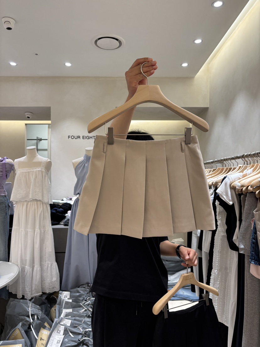 FOUREIGHT韓國直郵女士新品人氣推薦時尚26春夏休閑熱賣短裙FOUR EIGHT短裙