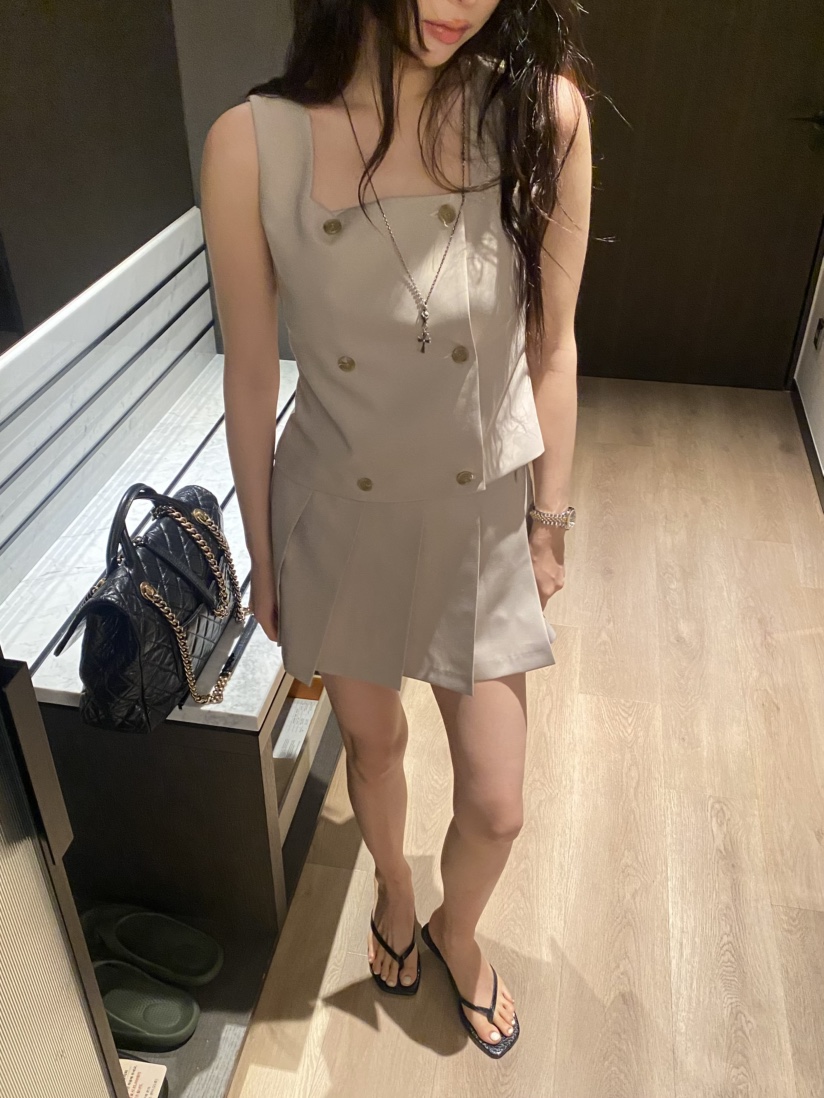 FOUREIGHT韓國直郵女士新品人氣推薦時尚26春夏休閑熱賣短裙FOUR EIGHT短裙
