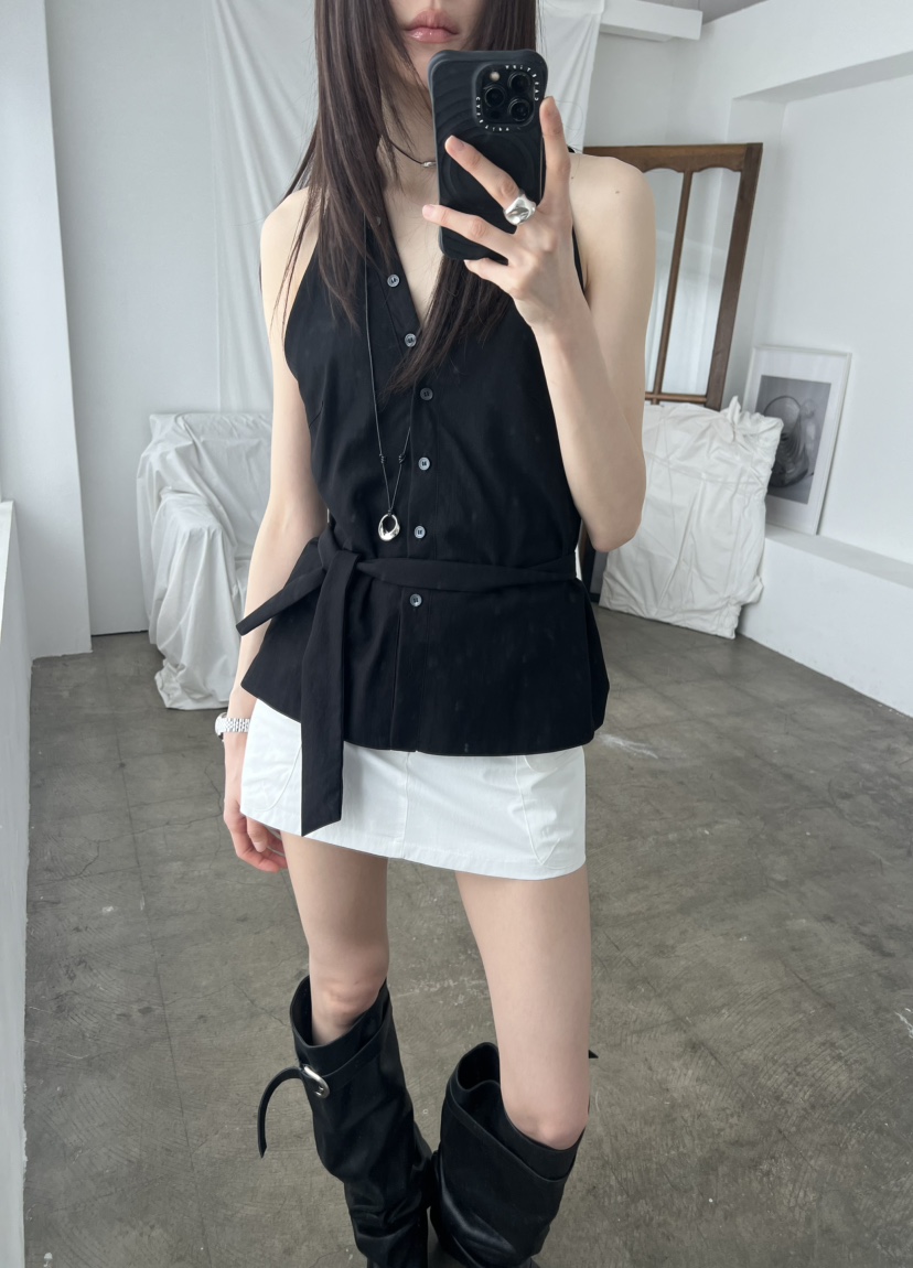 NOVUS韓國直郵女士新品26春夏熱賣26夏季職業推薦吊帶背心NOVUS吊帶/背心