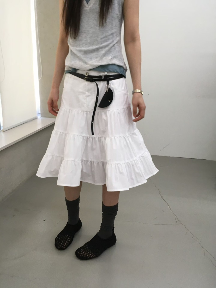 MINIMUZE韓國直郵實拍女士新品職業26春夏休閑半身裙中短裙MINIMUZE半身裙/中短裙
