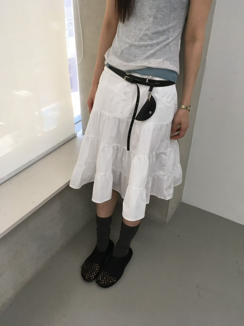 MINIMUZE韓國直郵實拍女士新品職業26春夏休閑半身裙中短裙MINIMUZE半身裙/中短裙