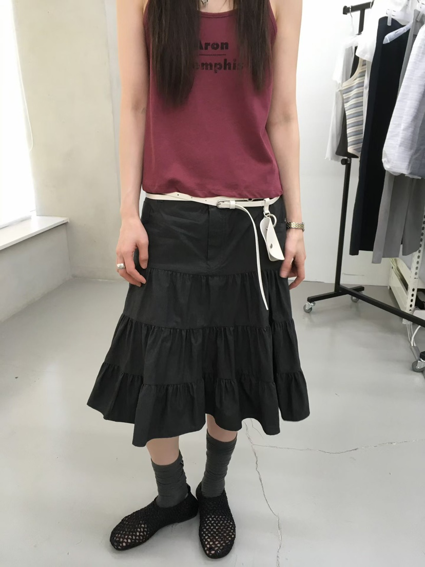MINIMUZE韓國直郵實拍女士新品職業26春夏休閑半身裙中短裙MINIMUZE半身裙/中短裙