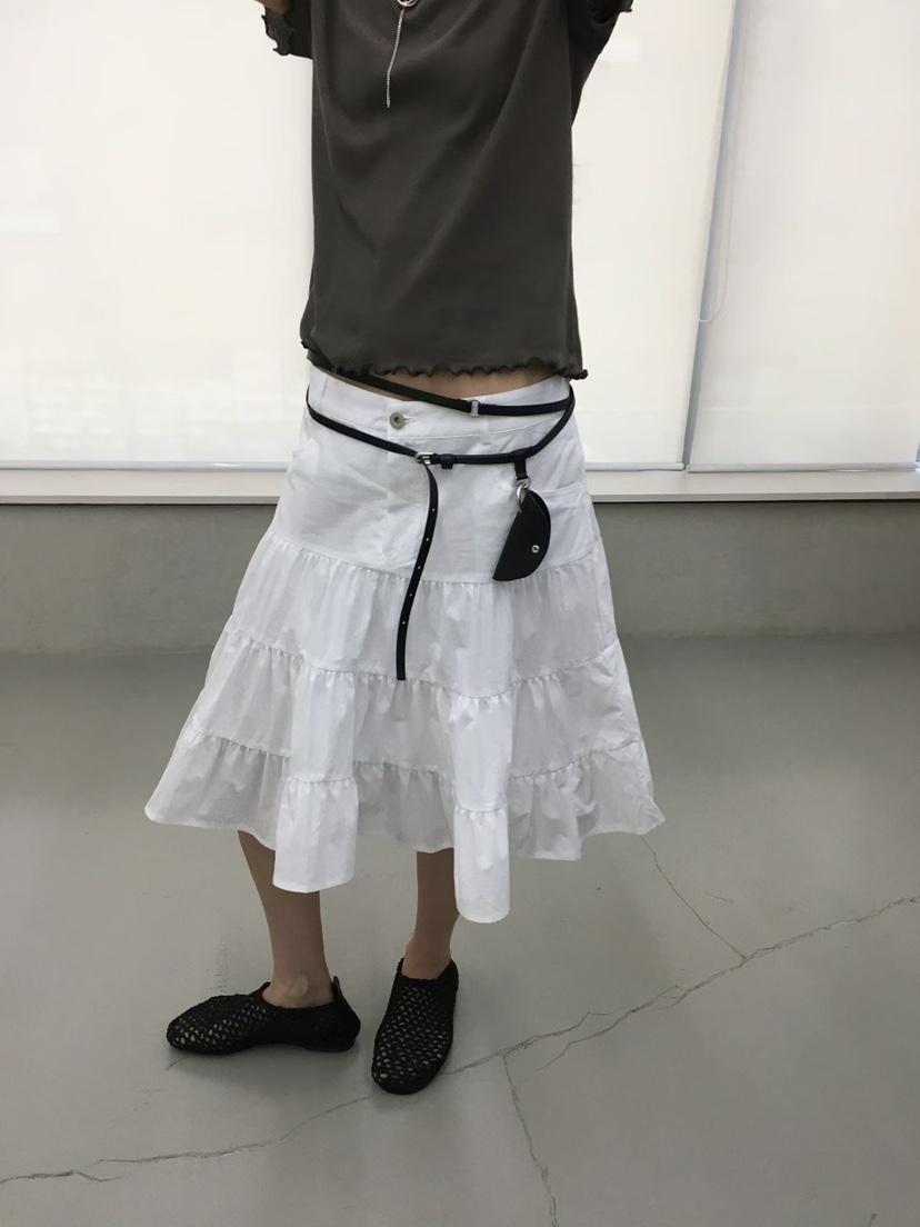 MINIMUZE韓國直郵實拍女士新品職業26春夏休閑半身裙中短裙MINIMUZE半身裙/中短裙