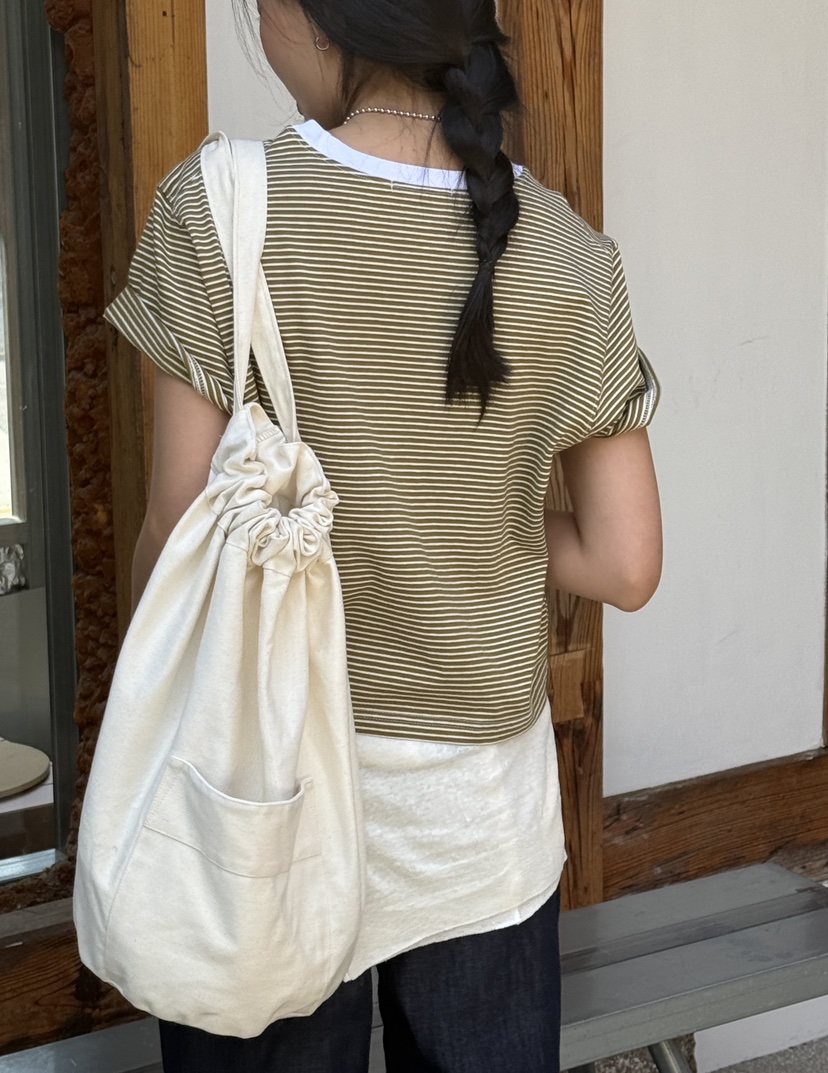 AMY GRACE-A韓國直郵女裝新款熱賣26春夏推薦26夏季T恤條紋AMY GRACET恤