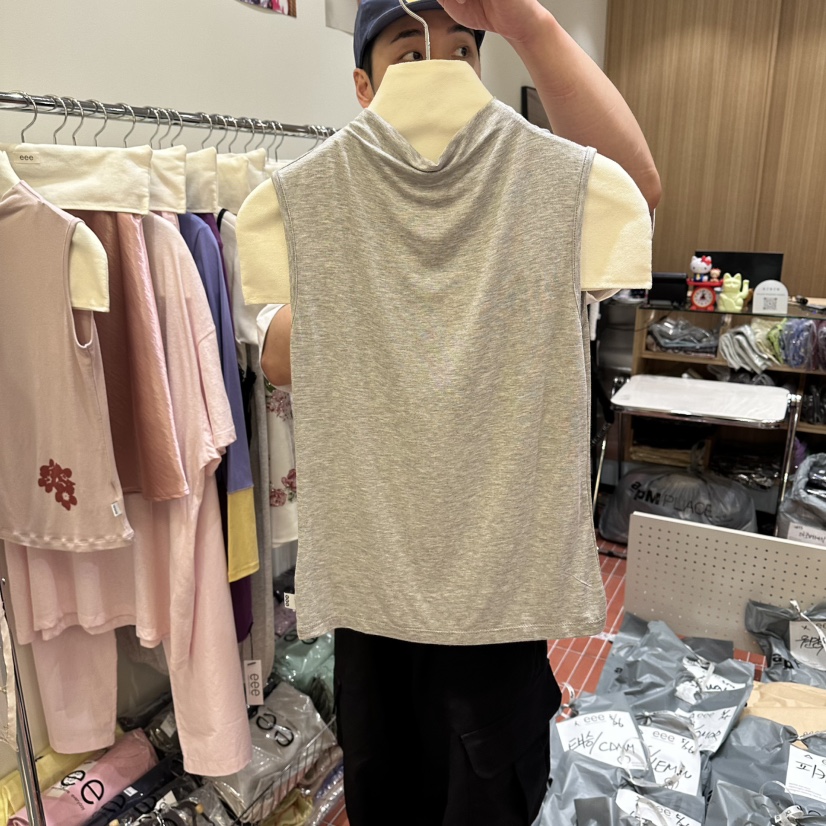 EEE韓國東大門直郵女裝新品人氣26夏季休閑職業吊帶背心無袖EEE吊帶/背心