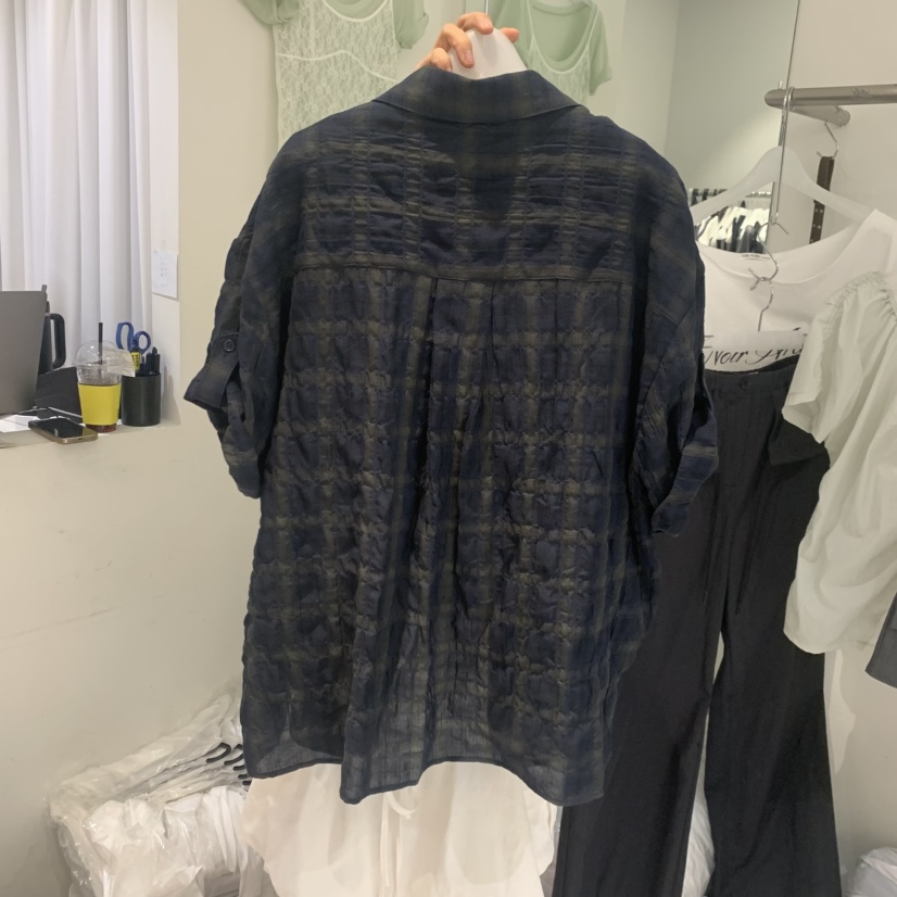 AUBE韓國代購女士新款26春夏推薦職業襯衫蕾絲衫不含內搭AUBE襯衫/蕾絲衫