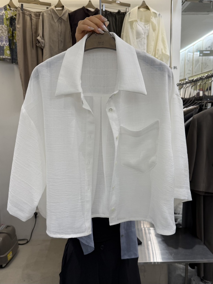 THE SIL東大門實拍韓國女裝新品人氣26夏季26春夏襯衫蕾絲衫THE SIL/1 2ILLY襯衫/蕾絲衫圖色1