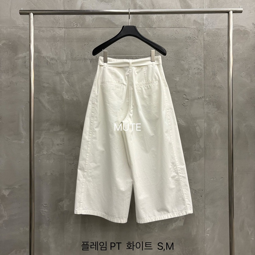 MUTE-P韓國直郵女裝新品職業26春夏人氣26夏季短褲含腰帶MUTE短褲