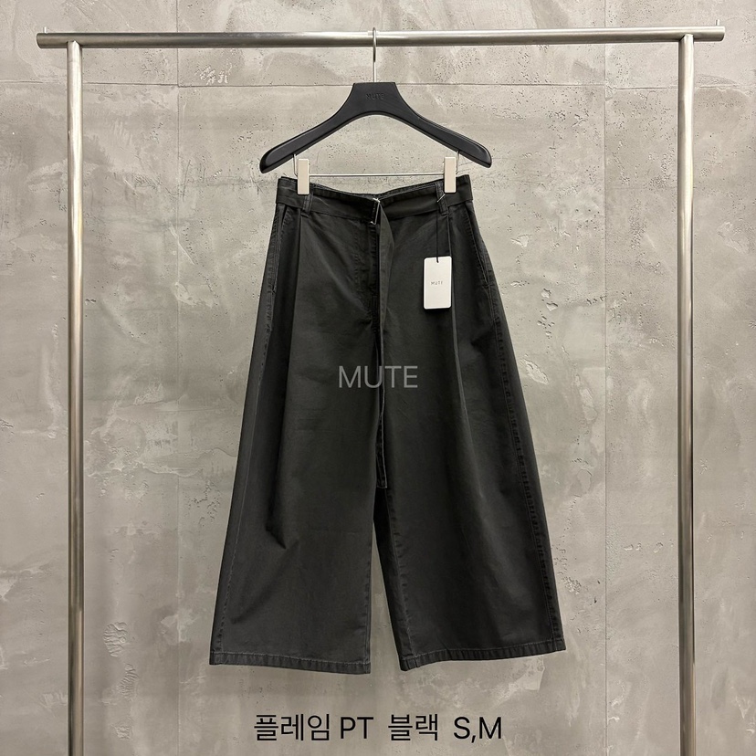MUTE-P韓國直郵女裝新品職業26春夏人氣26夏季短褲含腰帶MUTE短褲圖色3