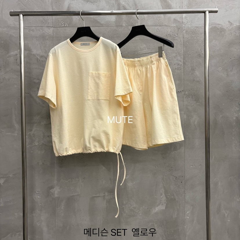 MUTE-P韓國直郵實拍女士新品時尚人氣推薦26春夏休閑套裝MUTE套裝圖色5