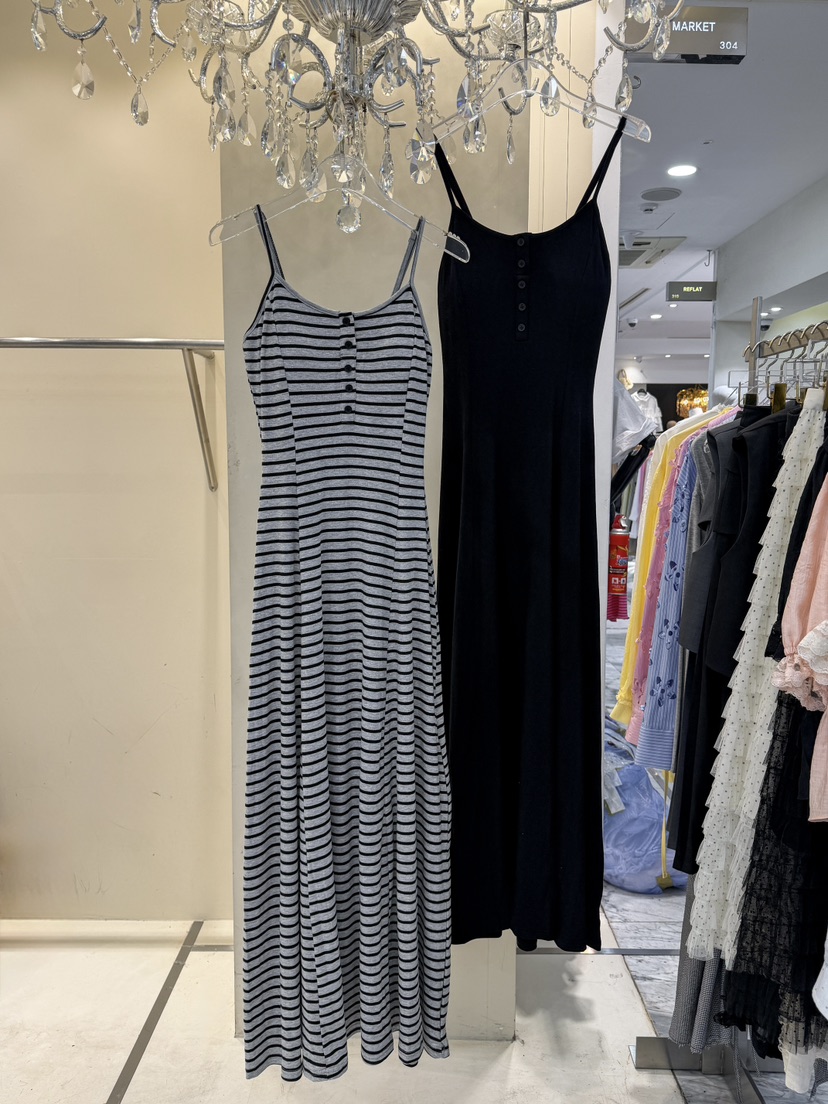 81 MARKET-L東大門實拍韓國女裝新款休閑26春夏連衣裙長款81 MARKET-L連衣裙