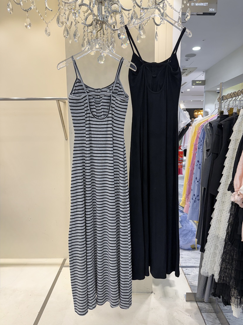 81 MARKET-L東大門實拍韓國女裝新款休閑26春夏連衣裙長款81 MARKET-L連衣裙