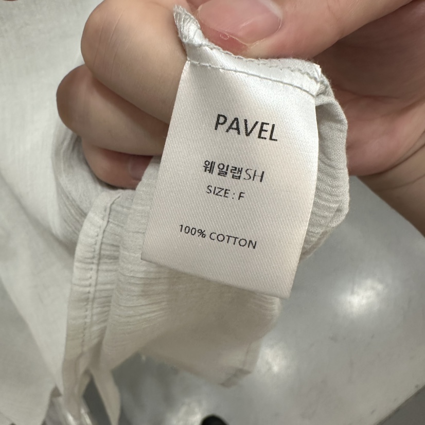PAVEL韓國直郵女士新款26春夏人氣熱賣推薦襯衫蕾絲衫假兩件PAVEL襯衫/蕾絲衫