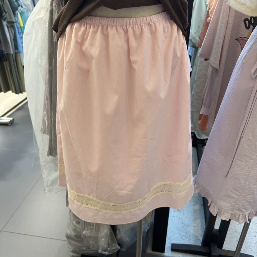 LE ETOILE韓國東大門直郵女裝新品熱賣26春夏半身裙中短裙棉Le etoile半身裙/中短裙圖色1