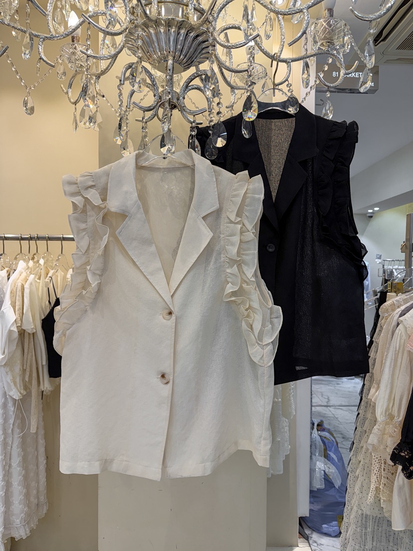81 MARKET-L韓國代購女裝新品26春夏休閑職業時尚26夏季馬甲81 MARKET-L馬甲
