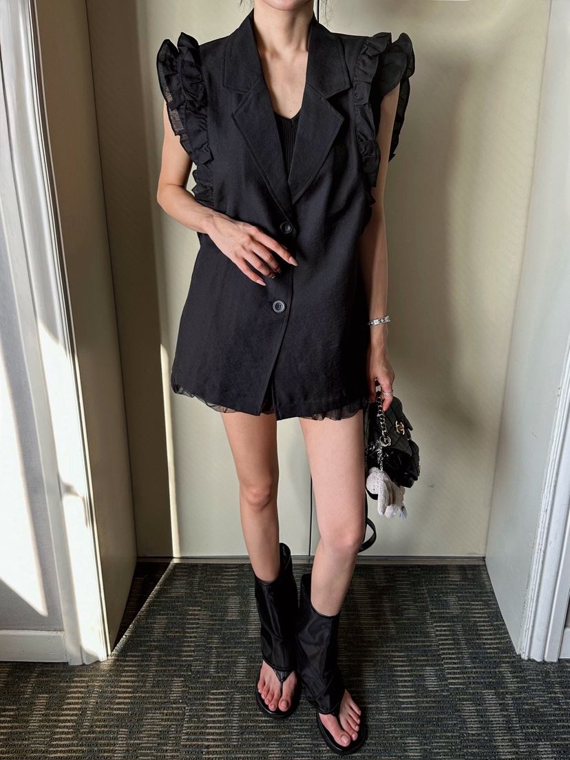 81 MARKET-L韓國代購女裝新品26春夏休閑職業時尚26夏季馬甲81 MARKET-L馬甲