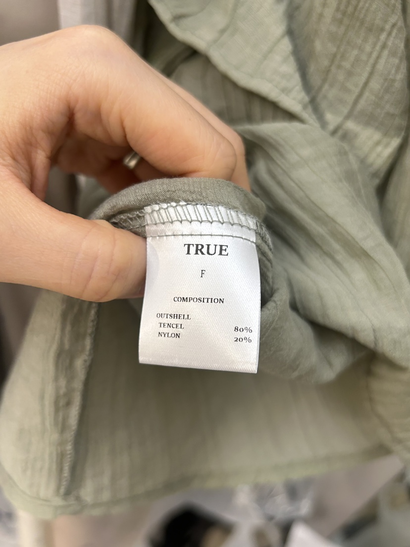 TRUE東大門實拍韓國女裝新款人氣26春夏時尚休閑襯衫蕾絲衫TRUE襯衫/蕾絲衫