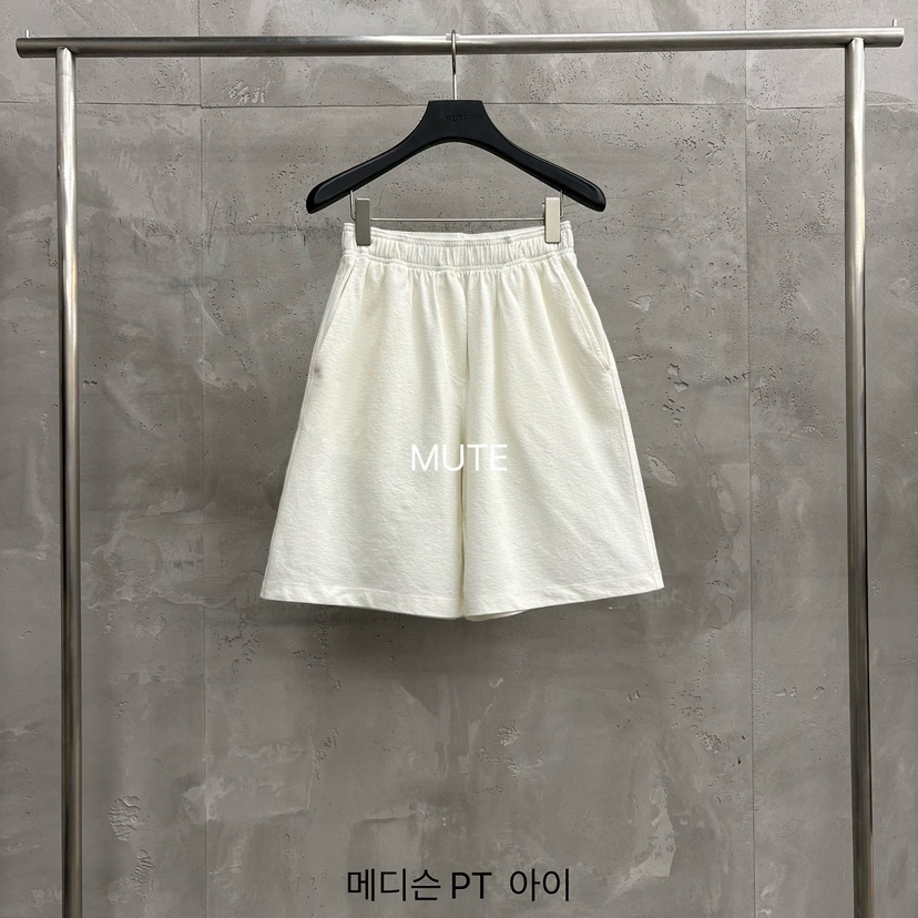 MUTE-P韓國直郵實拍女士新品26春夏熱賣休閑職業時尚短褲MUTE短褲圖色1