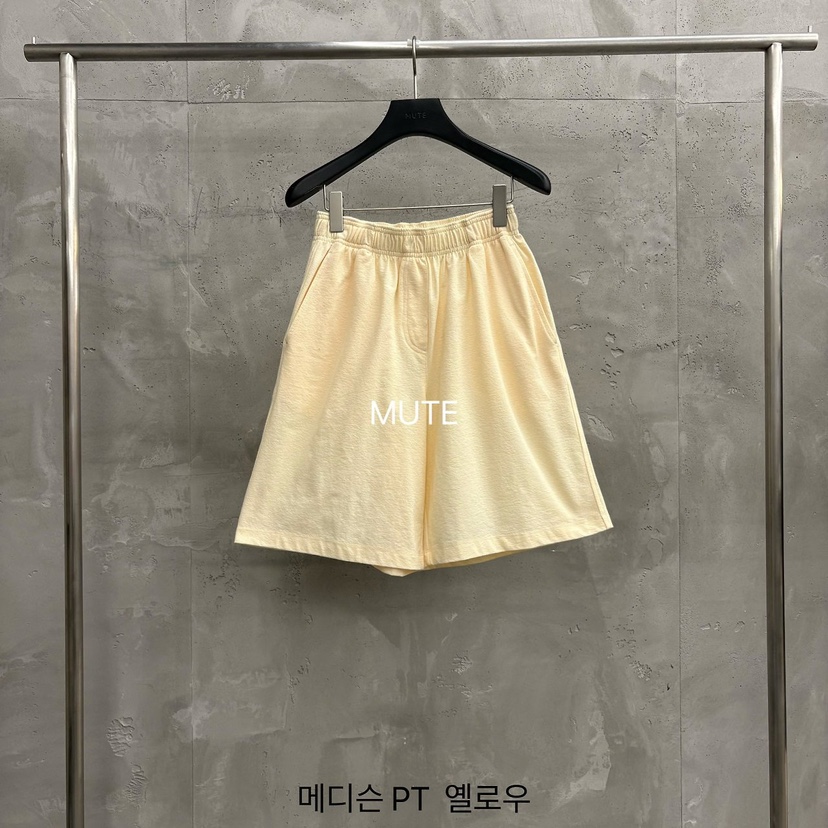 MUTE-P韓國直郵實拍女士新品26春夏熱賣休閑職業時尚短褲MUTE短褲圖色2