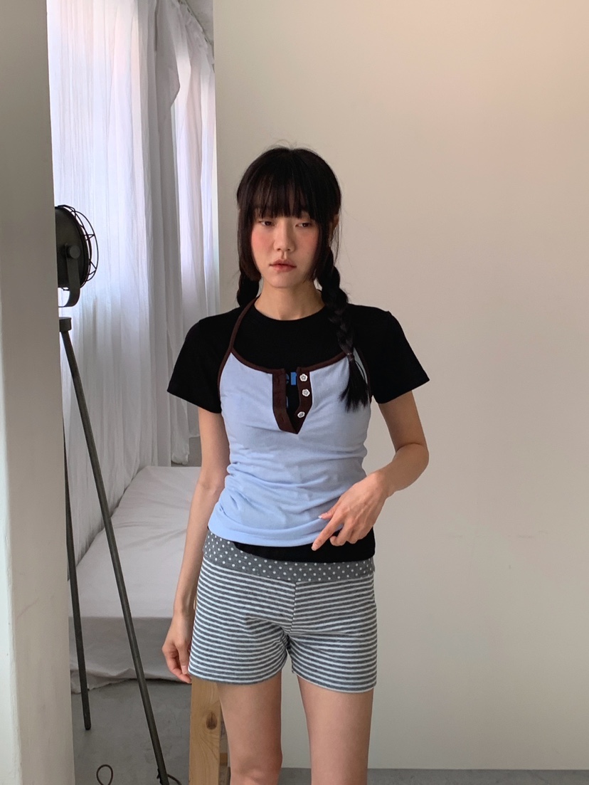 MORE THAN-P韓國代購女裝新款職業休閑時尚吊帶背心無袖MORE THAN吊帶/背心